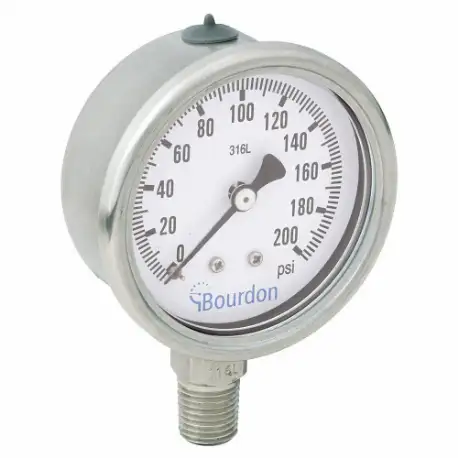 BOURDON Pressure and Vacuum Gauges