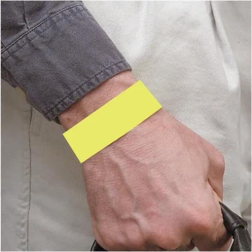 Wristband Yellow Numbered - Pack Of 500