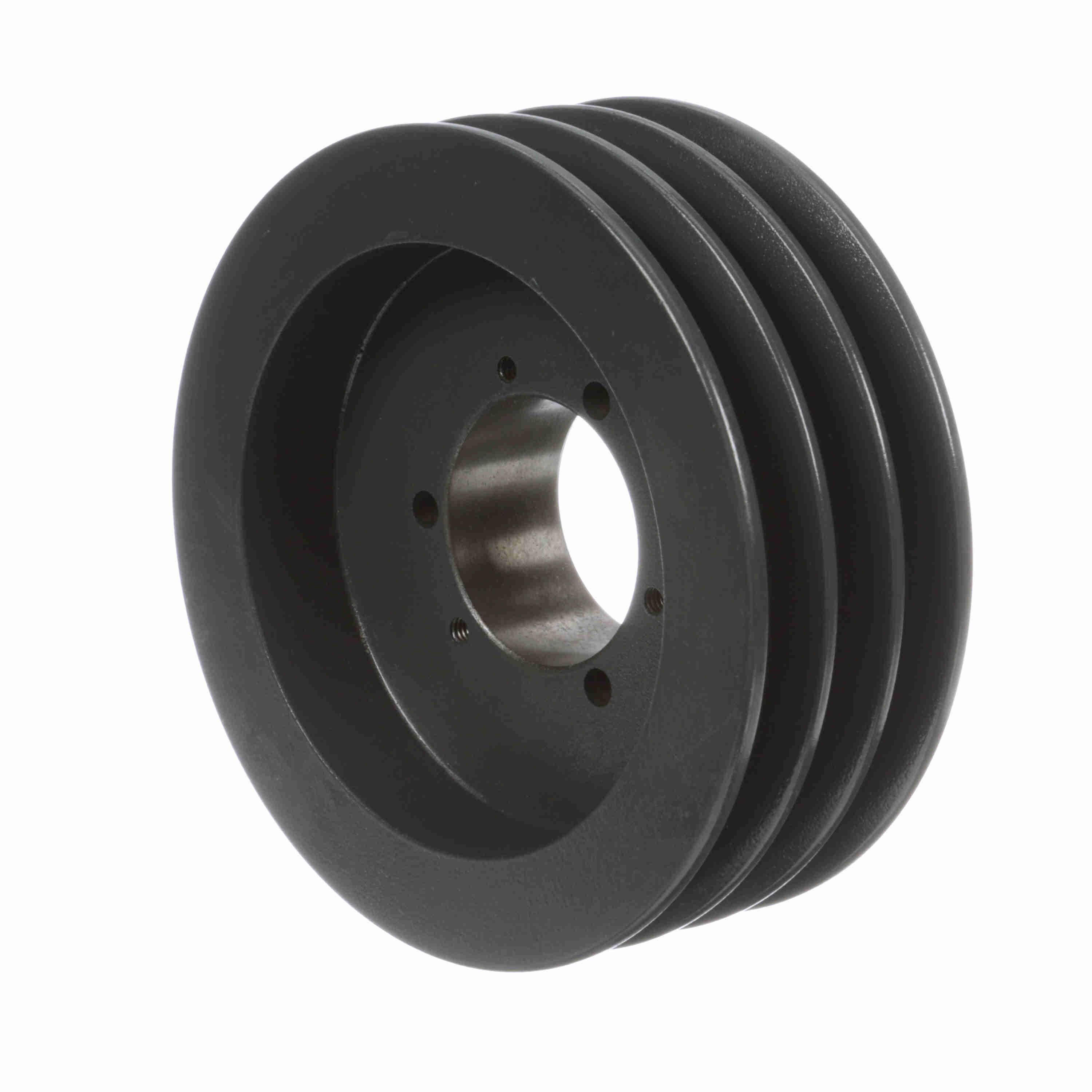 V-Belt Sheave, Multiple, Bushed Bore, 3 Groove, Cast Iron