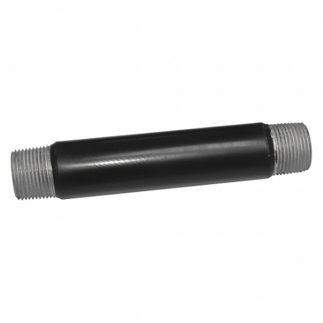 Nipple for PVC Coated Metal Conduit, 3 1/2 Inch Trade Size, 5 Inch Overall Length