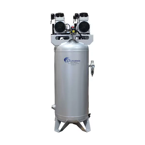 Ultra Quiet/Dry Oil-Free Air Compressor, 4HP, 60Gal