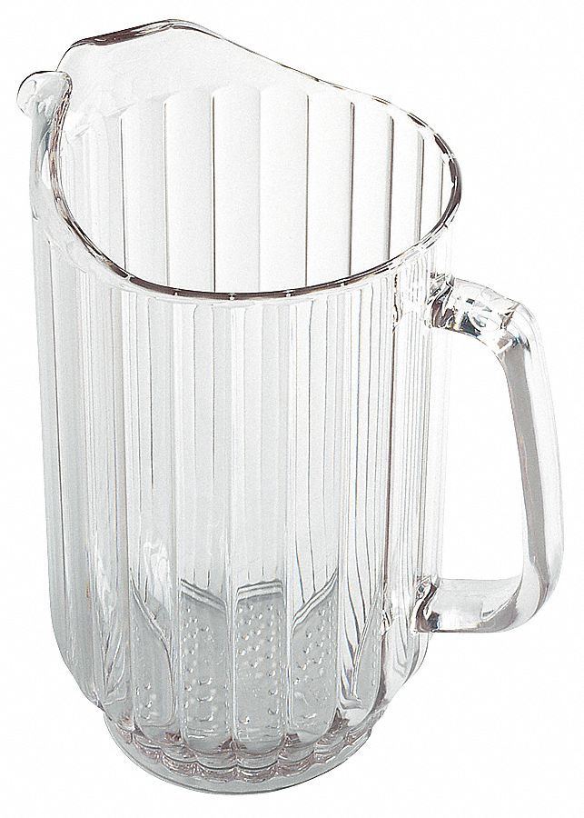 Pitcher, 60 Oz. Capacity, 8 Inch x 3 9/16 Inch Size, Pack Of 6