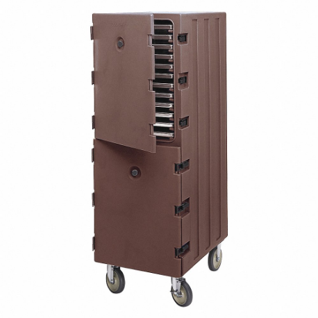 Meal Delivery Cart, Insulated, Non-Pass-Through, Polyethylene, 21 1/2 Inch Overall Width