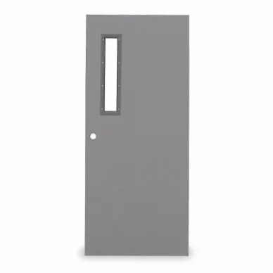 Narrow Light Steel Door With Glass, Narrow Lite, 2, Cylindrical, 80 Inch Door Opening Ht