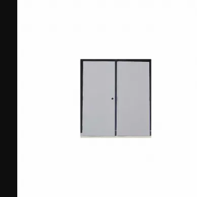 Security Double Doors, Steel, 3, Cylindrical, Lhr