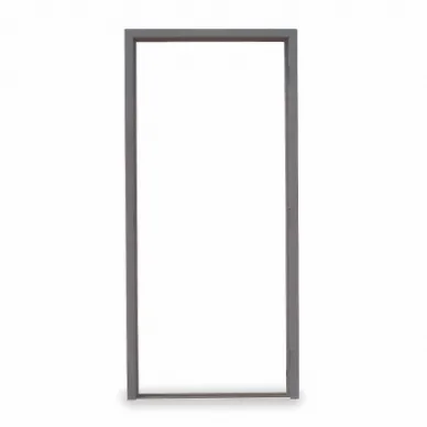 Security Door Frame, 3 Drywall Afterset, 16 Gauge Steel, Rh, 80 Inch Door Opening Height