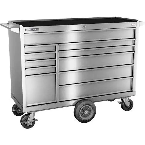 Maintenance Cart, 54 Inch Width, 20 Inch Depth, 11 Drawer