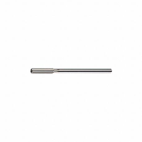 High-Speed Chucking Reamer With Straight Shank, #60 Reamer Size, 1/2 Inch Flute Length