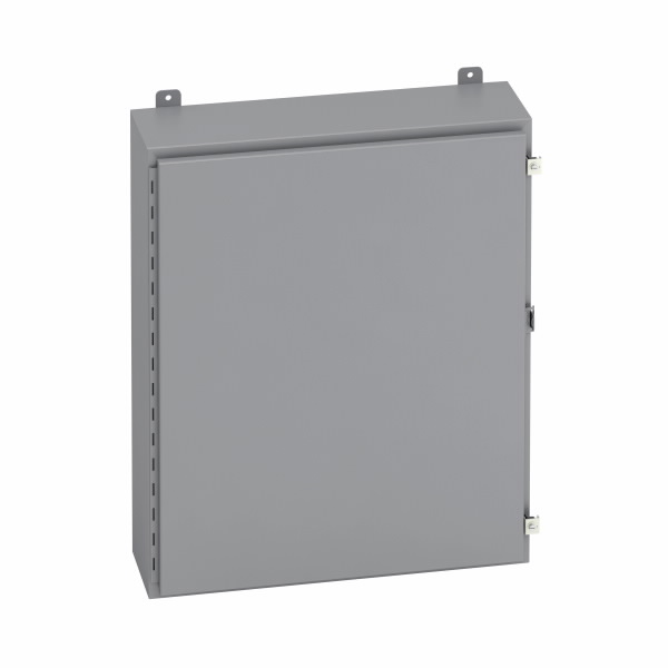 Wall Mounted Panel Enclosure, 20 x 10 x 16 Inch Size, Carbon Steel