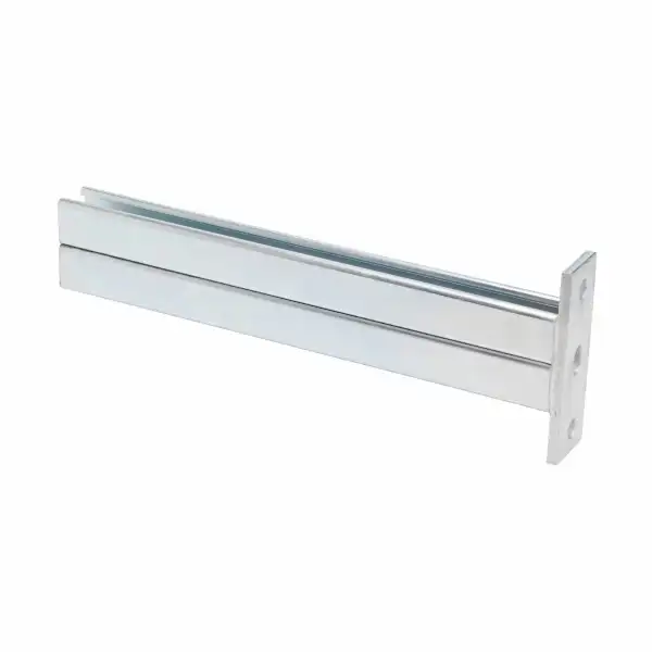 Double Channel Bracket, 12 x 1.62 x 6.25 Inch Size, 304SS