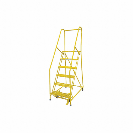 Rolling Ladder, 60 Inch Platform Height, 10 Inch Platform Dp, 24 Inch Platform Width