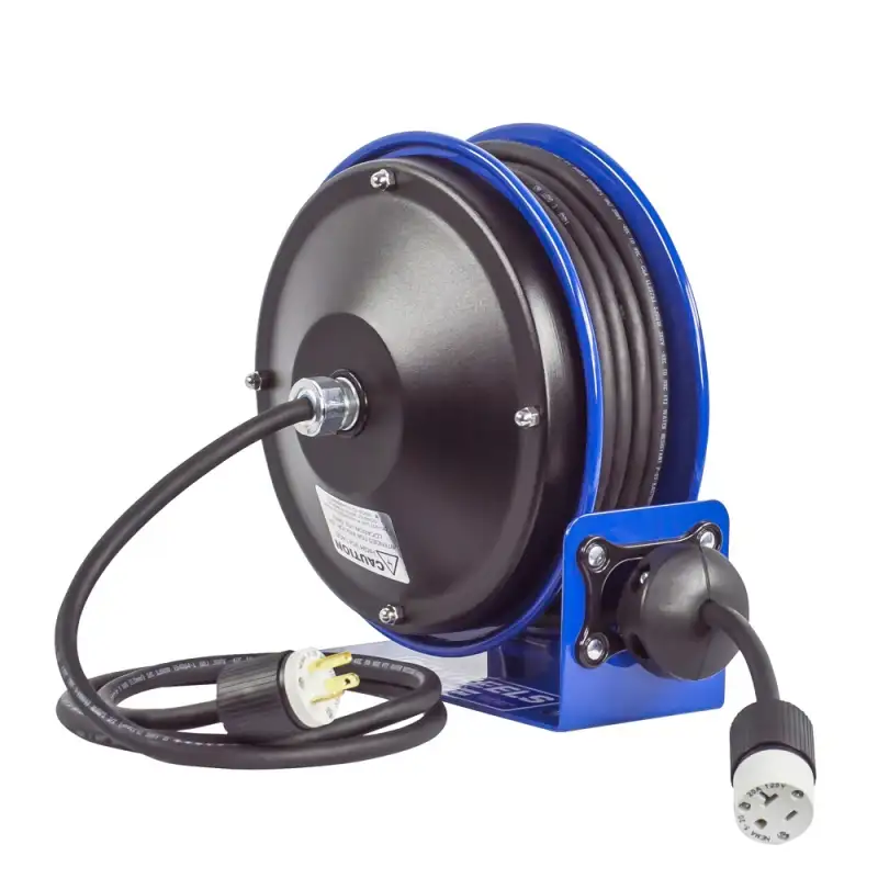 Power Cord Reel, 30 Feet Length, 115V, 13A