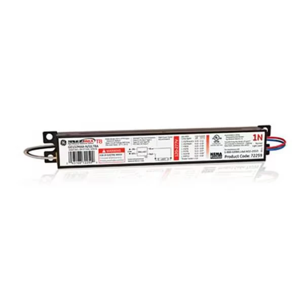 28 to 28 Watts, 1 Lamps, Electronic Ballast