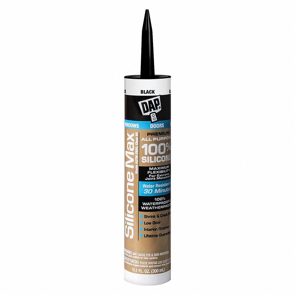 Sealant, Silicone Max, Black, 10 Oz, Cartridge