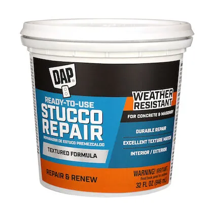 Stucco Patch, White Color, 32 fl. oz, Pack of 6