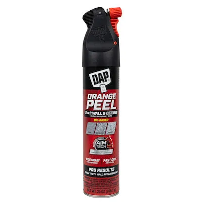 Texture Repair Spray, Orange Peel Oil Based, White Color, 25 oz, Pack of 6