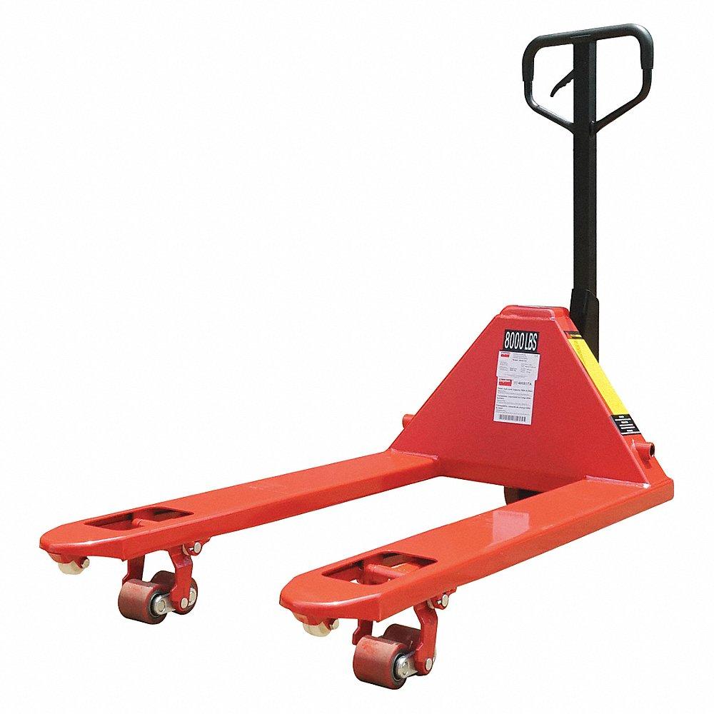 General Purpose Manual Pallet Jack, 8000 lbs. Load Capacity, 48 x 6 Inch Size