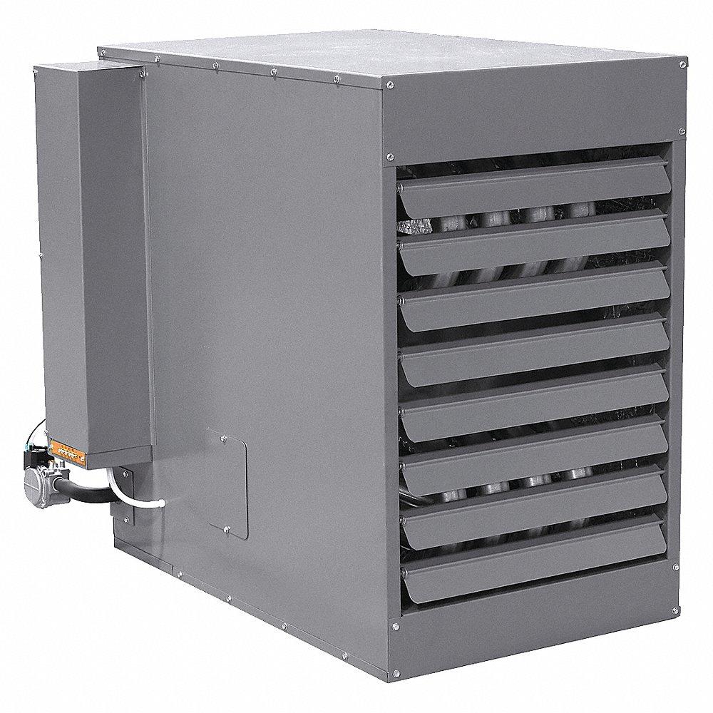 Gas Wall And Ceiling Unit Heater, 200000 BtuH Heating Capacity, Natural Gas