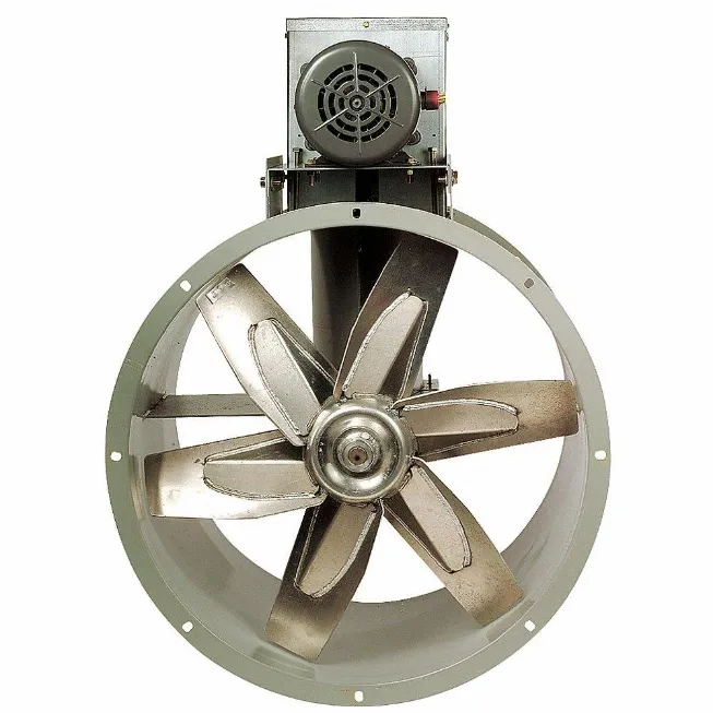 Tubeaxial Fan, With Motor And Drive Package, 1/4 HP Motor, 0.25 HP Max. BHP