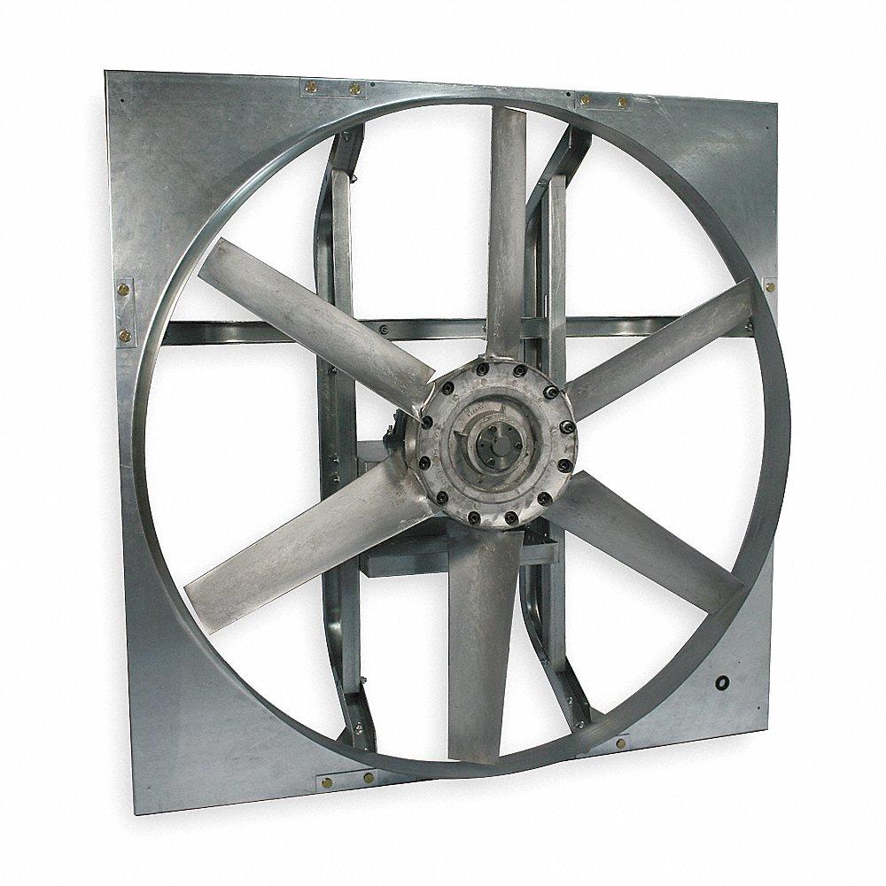 Exhaust Fan with Drive Package, 54 Inch Blade, 7 1/2 HP, 45573 cfm, 208-230/460V AC
