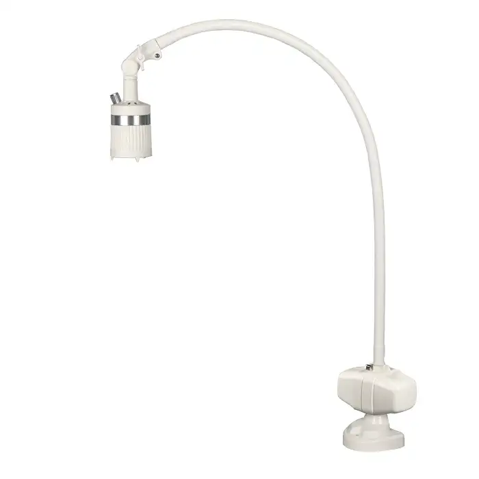 Pivot Base Light, Flexible Gooseneck Arm, White