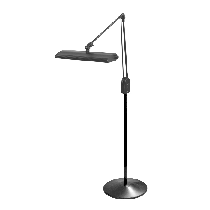 Lumilus LED, Pedestal Floor Stand Base Light, Black, 41 Inch