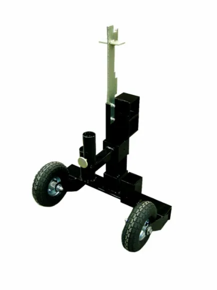 Confined Space Cart, Black/Green, 10 Inch Wheel Size