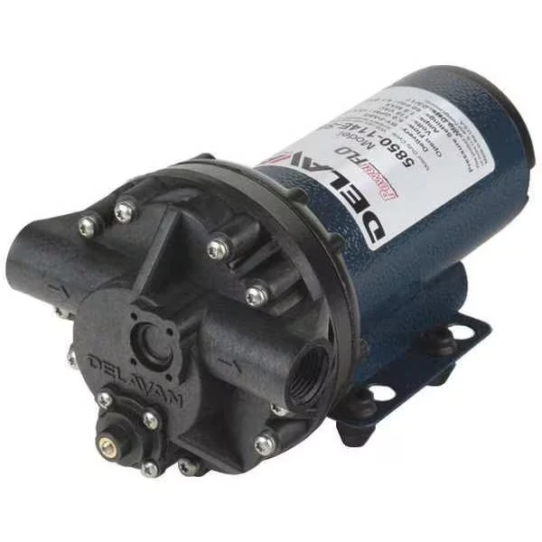 Diaphragm Pump, Polypropylene, Santoprene, 115, 5.0 GPM