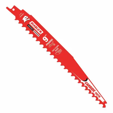 Reciprocating Saw Blade, 3 Teeth Per Inch, 9 Inch Blade Length, 1 Inch Height