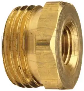 Adapter, 3/4 Inch Male GHT x 3/8 Inch NPT, Brass