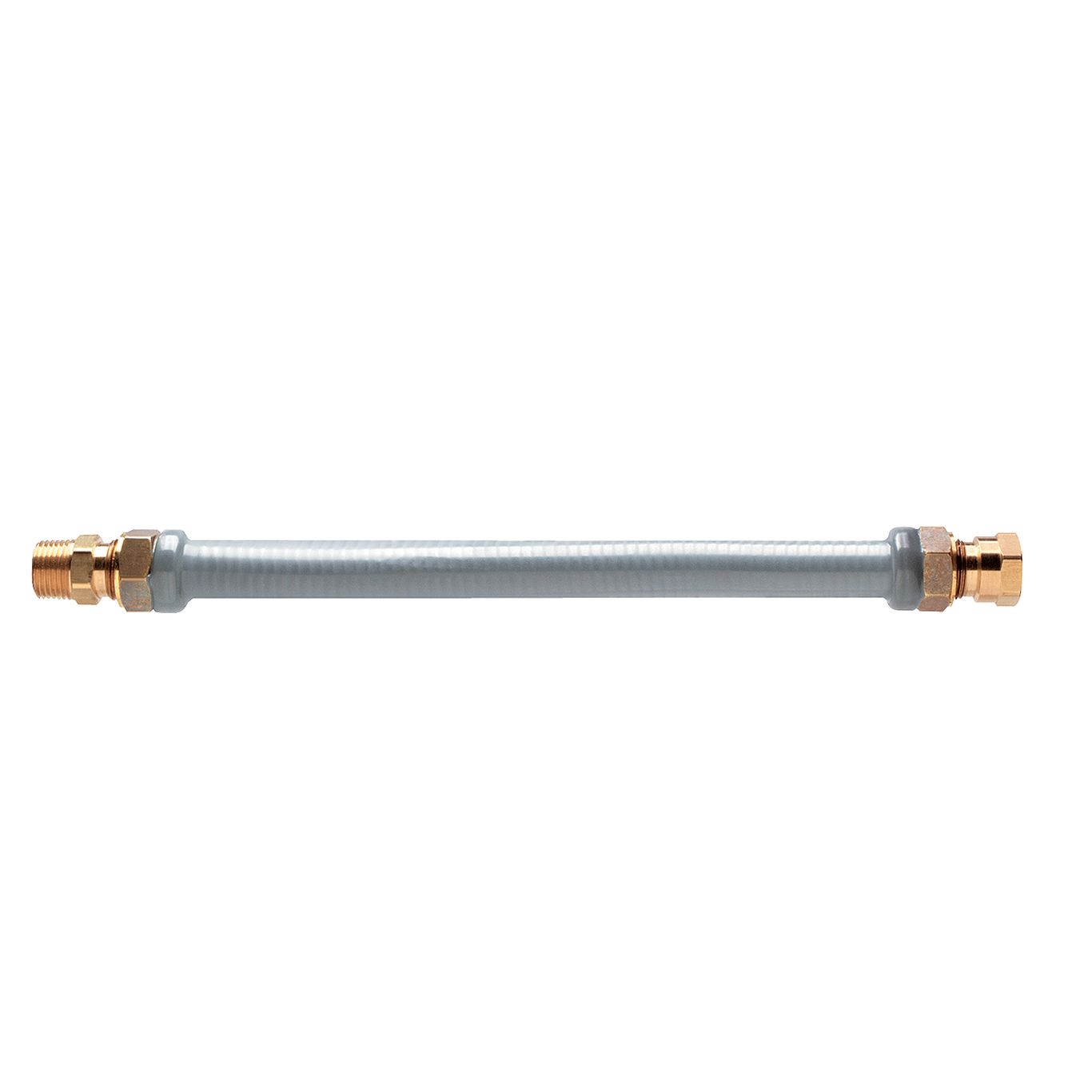 Gas Connector, 1/2 Inch Inner Dia., 1/2 Inch x 1/2 Inch Size, 48 Inch Length