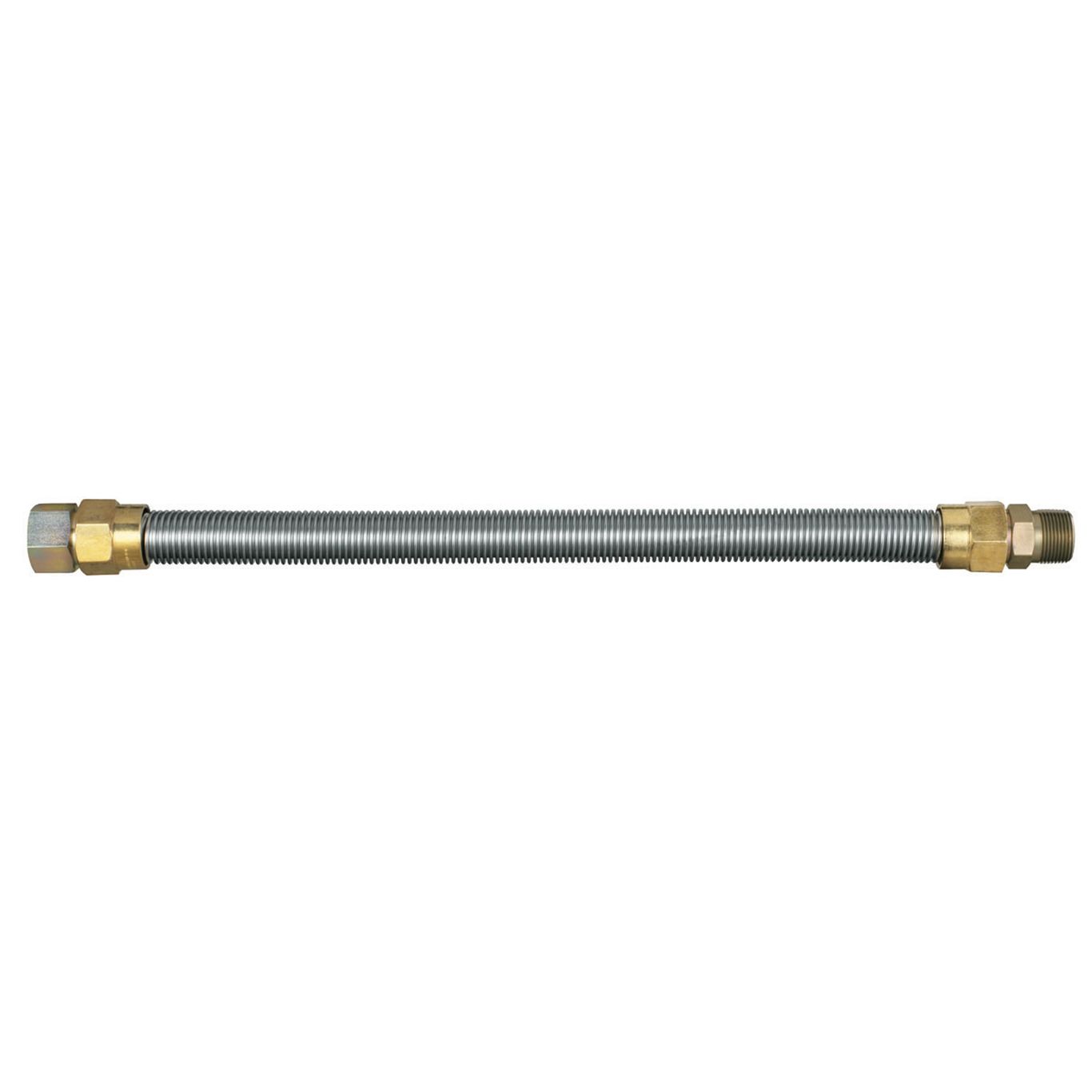 Gas Connector, 3/4 Inch Inner Dia., 3/4 Inch x 3/4 Inch Size, 72 Inch Length