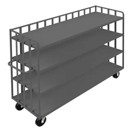 Open Portable Truck, 4 Shelf, Capacity 3600 Lbs, Size 72 x 30 Inch