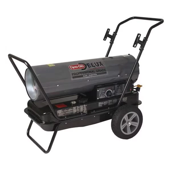 Kerosene Forced Air Heater, 135000 BtuH, Kerosene, 500 cfm, 10.0 gal