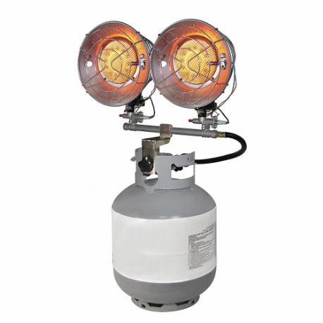 Portable Gas Tank-Top Heater, 30000 Btuh Heating Capacity Output