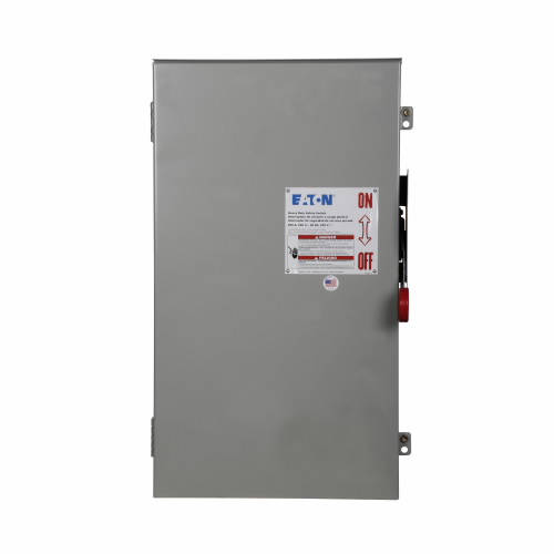 Heavy Duty Single-Throw Fused Safety Switch, 200 A, Nema 3R, Painted Galvanized Steel
