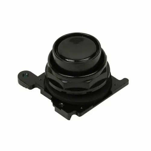 Pushbutton, 30.5 mm, Corrosion Resistant, Non-Illuminated, Black Bezel, Plastic Actuator