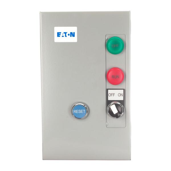 IEC Electronic Motor Starter, 120 V, Nema 1, Non-Combination, Non-Reversing Starter