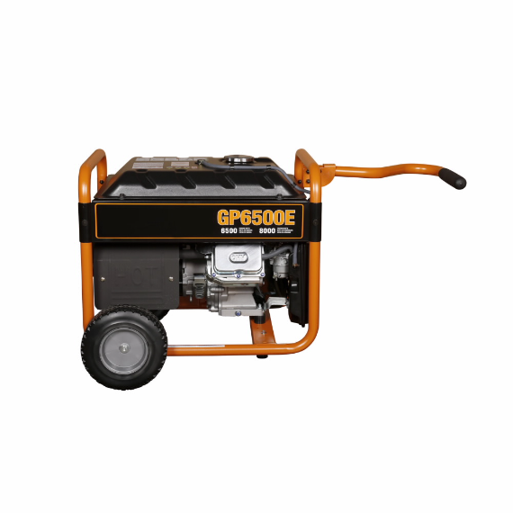 Portable Generator, 120/240 VAC, 30/120 A, 6500 W Power Rating, OHV Engine
