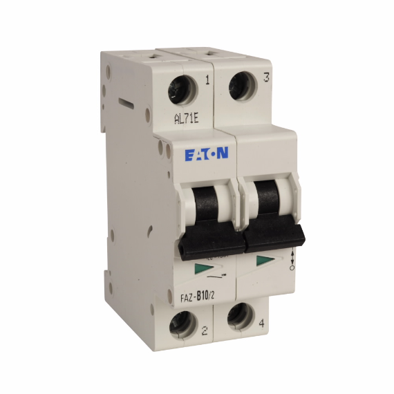 Standard Current Limiting Supplementary Protector, 125 VDC, 6 A, 2 Poles