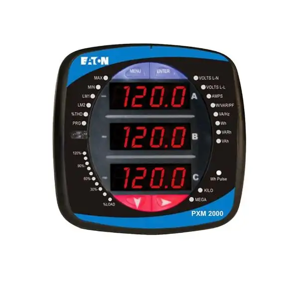 Energy Meter With Integral Display, Compact, 90-265 VAC/VDC, 1A, LED Display