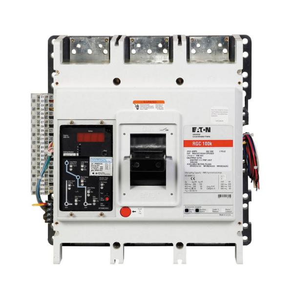 G Electronic Molded Case Circuit Breaker, Rg-Frame, Rg, Digitrip 310 Rms