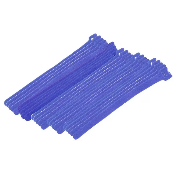 Cable Tie HookTape 8 Inch Blue, 25PK