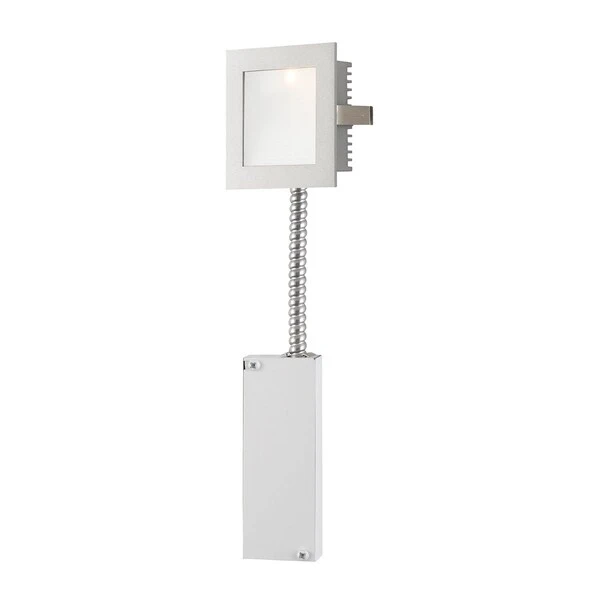 Step Lt, MainWall Rec, Retrofit LED wdriver and lamp with Opal lensGray trim