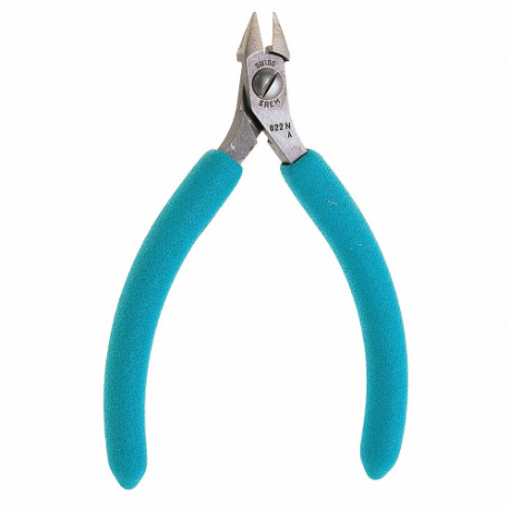 Diagonal Cutting Plier, Insulated, Flush, Angled, Pointed, 3/8 Inch Jaw Lg