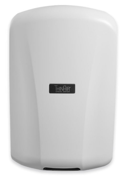 Hand Dryer, Automatic, Surface Mounted, Antimicrobial ABS Cover, White