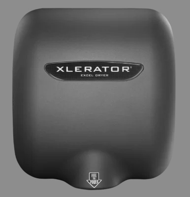 Hand Dryer, Automatic, Surface Mounted, Cast Cover, Textured Graphite Epoxy Paint