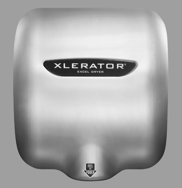 Hand Dryer, Automatic, Surface Mounted, Brushed SS Cover