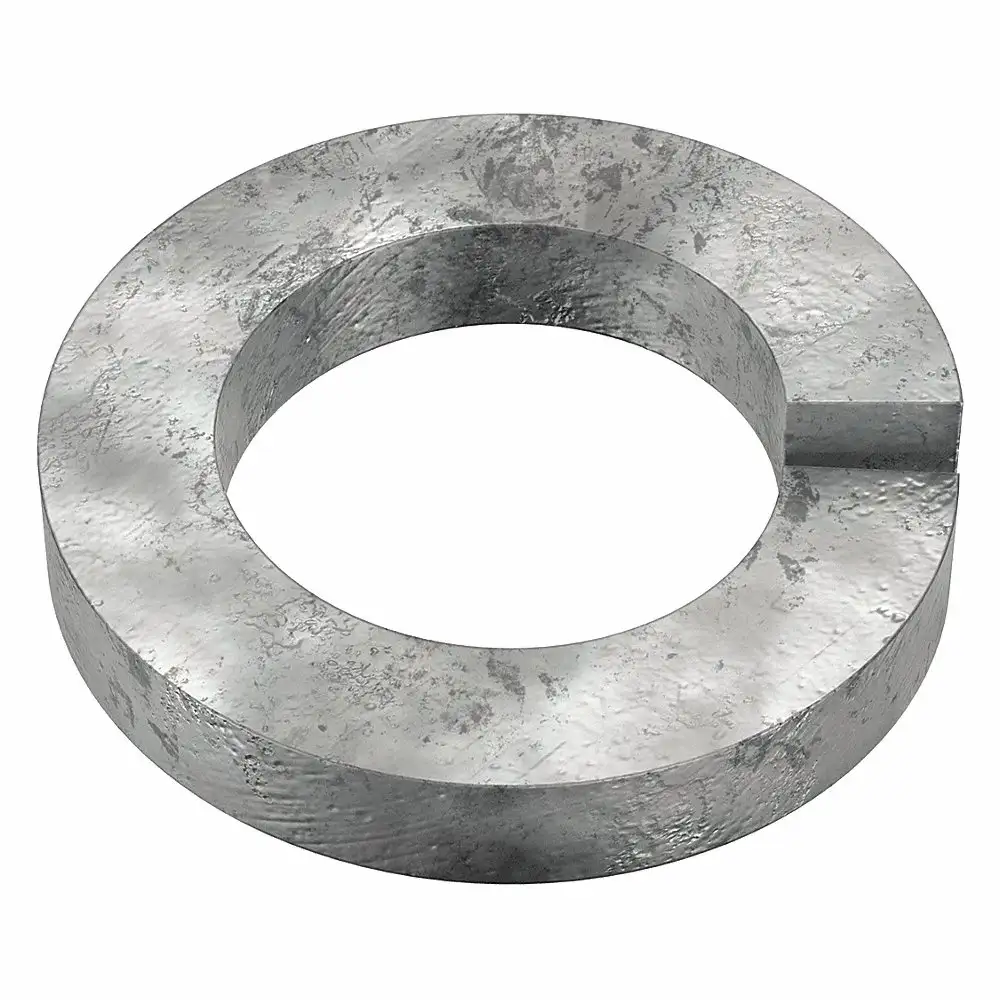 Lock Washer, Carbon Steel, #10 Size, 0.312 Inch Thickness, Helical Regular Type, 130PK