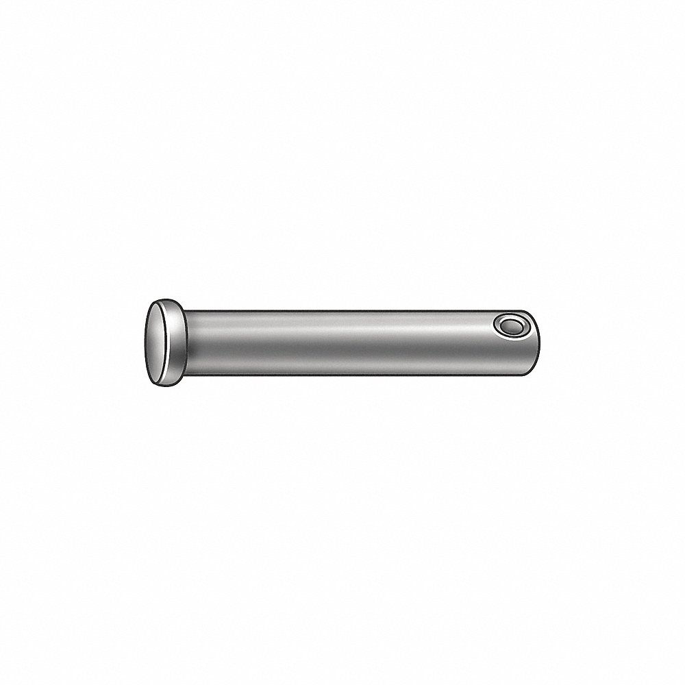 Clevis Pin, 2 Inch Length, 18-8 Grade, 3/4 Inch Pin Dia.